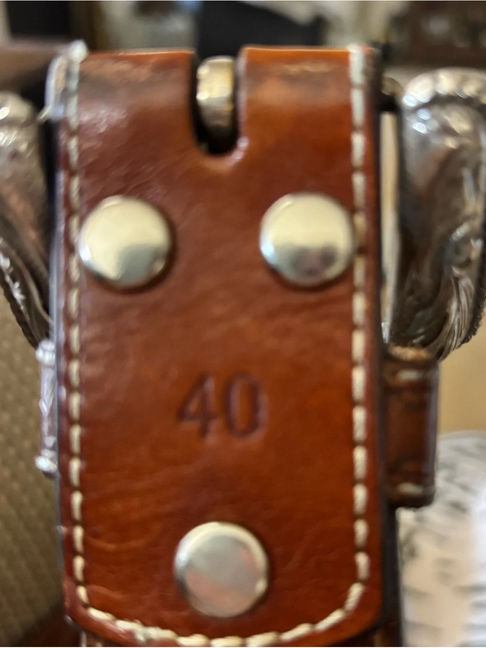 Nocona Pro Series Men's Western Belt Calf Hair  SKU: N2506808